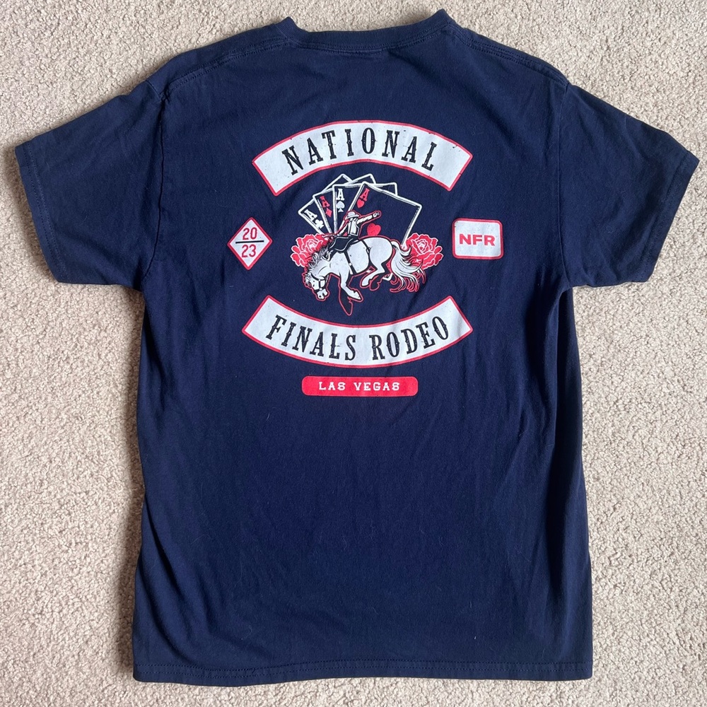 National Finals Rodeo Navy Graphic Tee